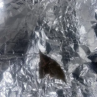 A leaf from the taco