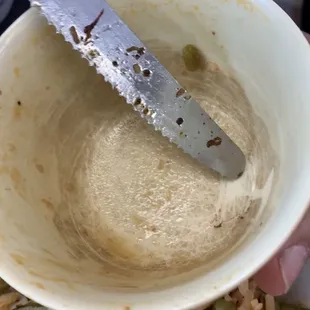 Shows that it can be cleaned.