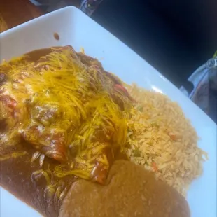 Enchiladas plate