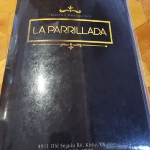 New menu