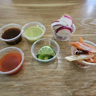 Good assortment of choices from salsa bar