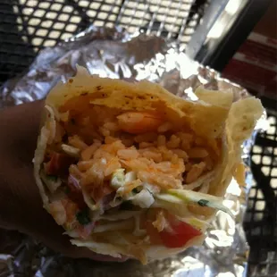 Shrimp Burrito