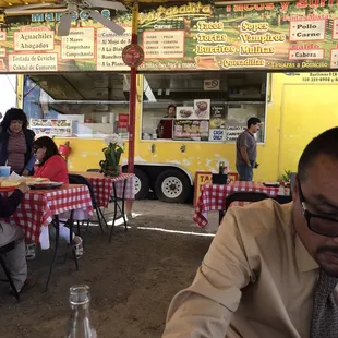 a man sitting at a table