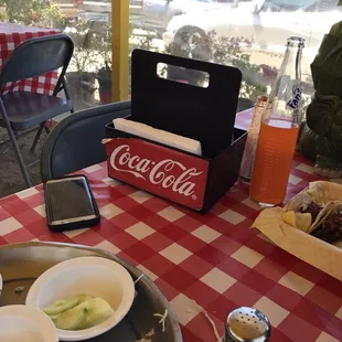 a table set for a meal