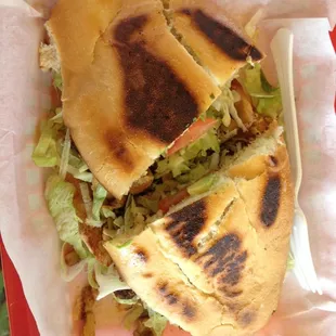 Chicken Torta - delicious bread