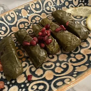 Stuffed grape leaves