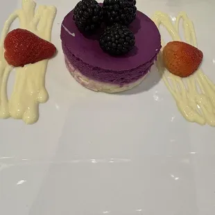 Ube cheesecake