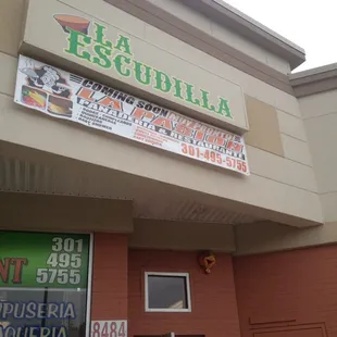 Formerly La Escudilla!