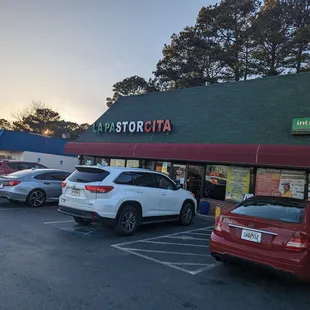 cars parked in a parking lot