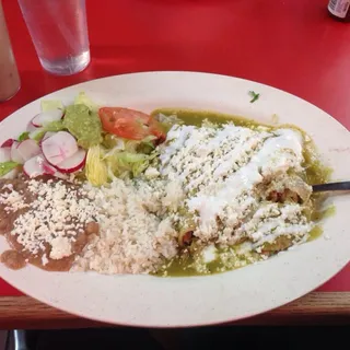 Enchiladas Verdes