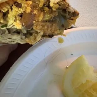 Should start using hairnets. 2 hairs in my burrito :(