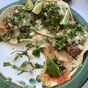 Lengua (tongue) taco. Delicious and perfect.