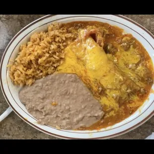 Child plate enchilada