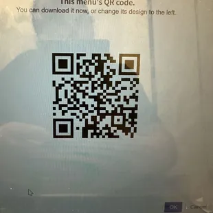 Scan the QRC for our menu