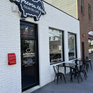 Front of restaurant