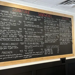 Food menu