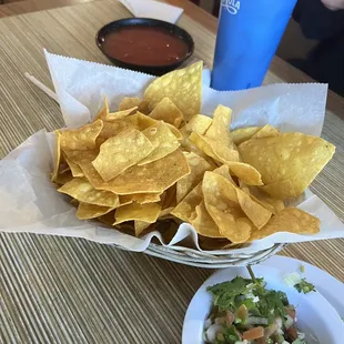 Yummy chips still warm!