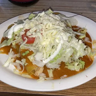 Chicken Suiza Enchiladas