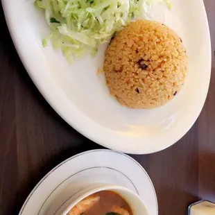 a plate of food