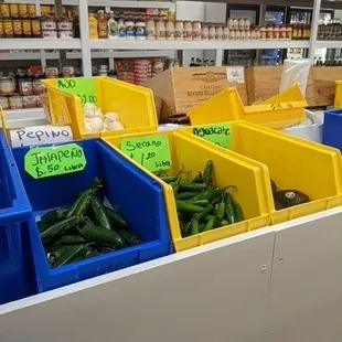 Produce section
