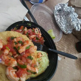 Tostada de Camaron