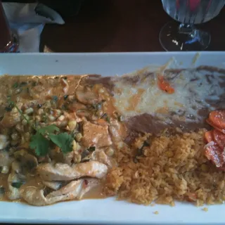 Pollo en Crema de Tequila