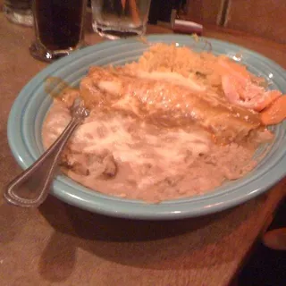 One Enchilada and Chile Relleno