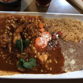 Camarones en Tamarindo