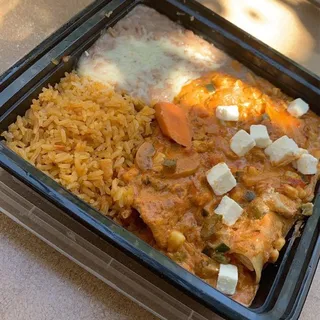 Enchiladas de Crema de Tequila