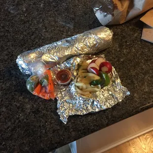 Now that's a big burrito!