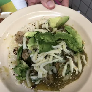 Chile verde súper taco