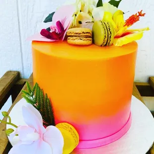a colorful cake