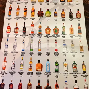 Jan 2023: Booze Menu Page 2 of 2