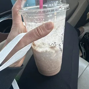 Mocha coconut with Oreos