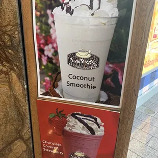 Ad outside the store