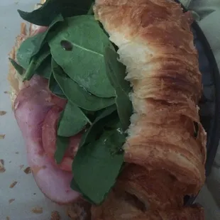 Made myself a sandwich, with their croissant