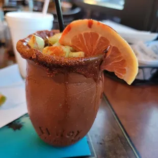 The cantarito is REALLY good...