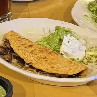 Quesadilla de hongos