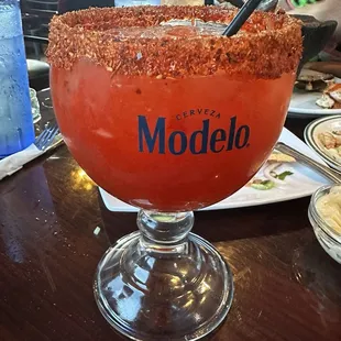 Strawberry Mango Margarita - too sweet