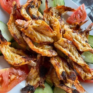 Camarones zarandeados