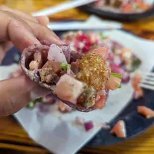 Taco de camaron