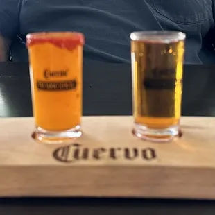 4 shots for 20 Dollars Mango tequila and fireball.