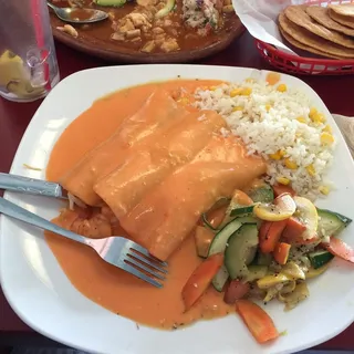Enchiladas de Camaron