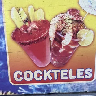 Cocktails and clamatos