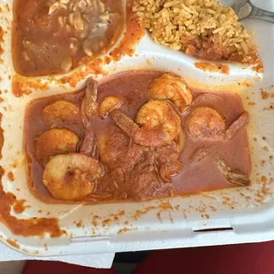 Camarones a la diabla $14