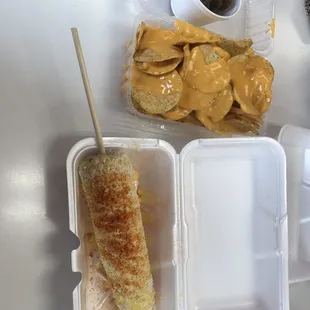 Elote, Nachos