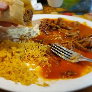 Chili Colorado, for them that like awesome, spicy deliciousness.
