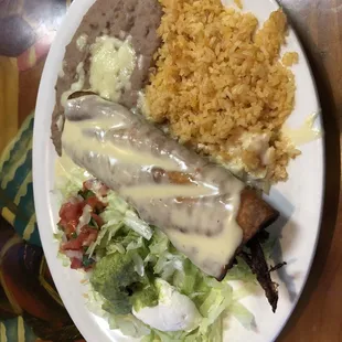 Chicken burrito - awesome sauce!!!