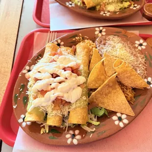 The best chicken Flautas