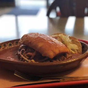 This place has the best Tortas covered in Chili with a side taco at a very low cost.